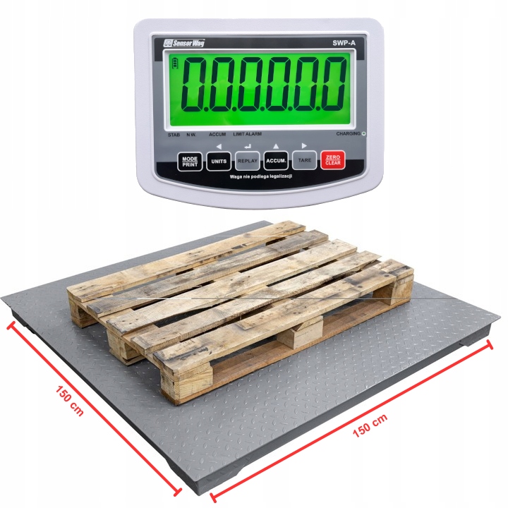 Sensorwag Platform Scale 1500 kg x 500 g